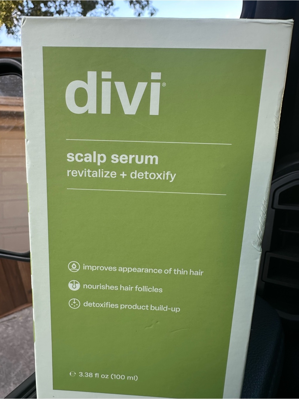 Divi Scalp Serum - Revitalize + Detoxify (Green) sealed 3.38 oz